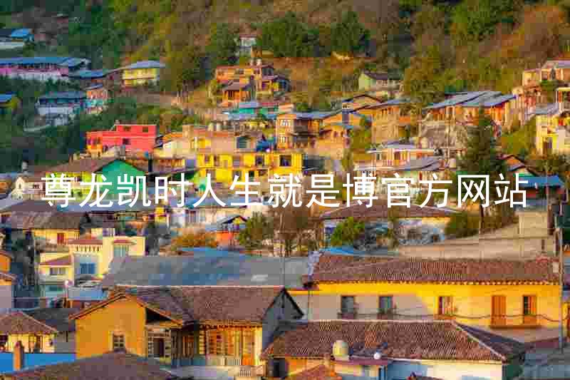 尊龙凯时人生就是博官方网站